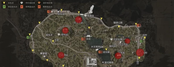 暗区突围无限PC版前线要塞详细撤离点位置指南：快速找到所有前线要塞撤离点位